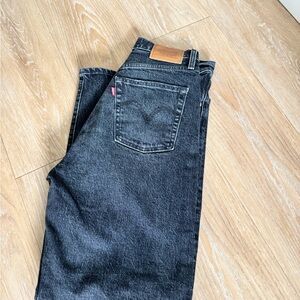 Levi's ribcage Straight Jeans - black wash